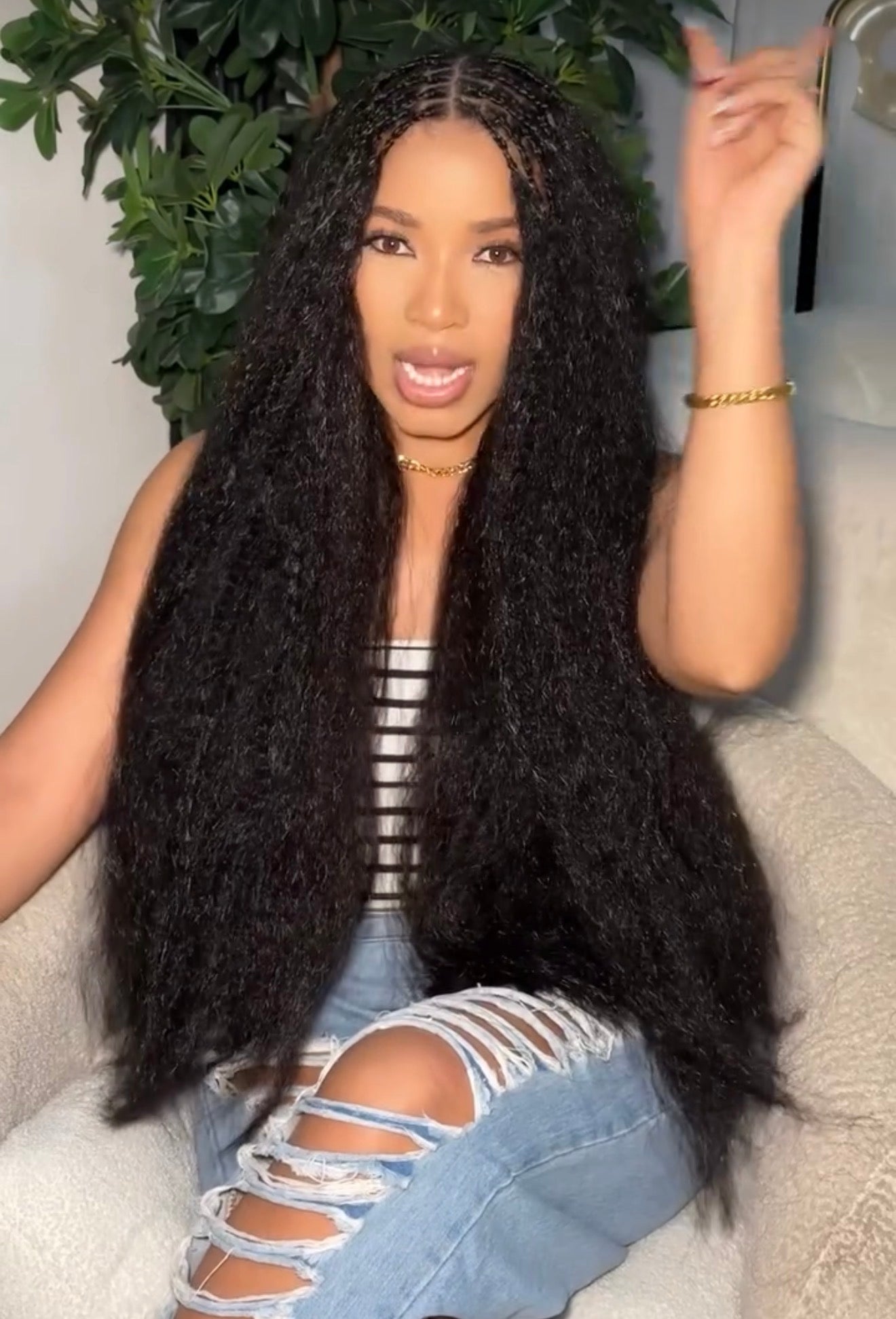 Straight Crochet Hair