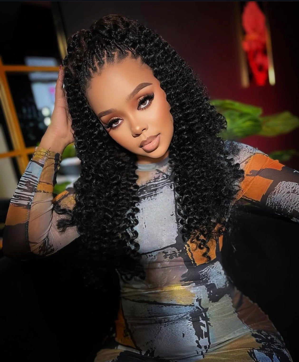 Straight Crochet Hair