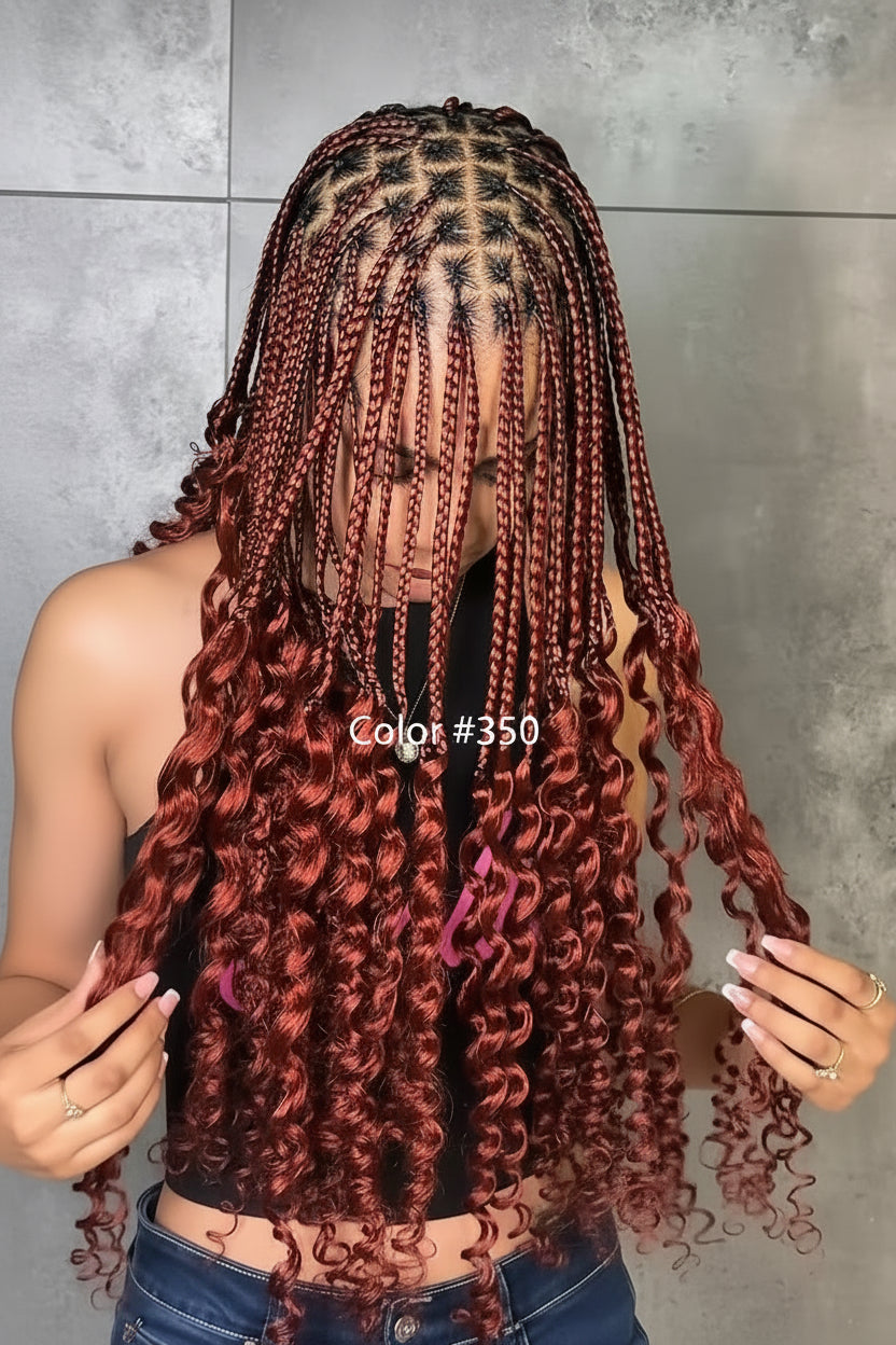 Pre-Stretched Semi-Human Braiding Hair