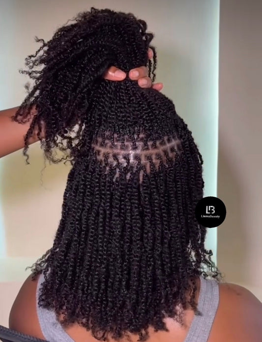 Human Hair kinky Twist / Micro Twist Hair